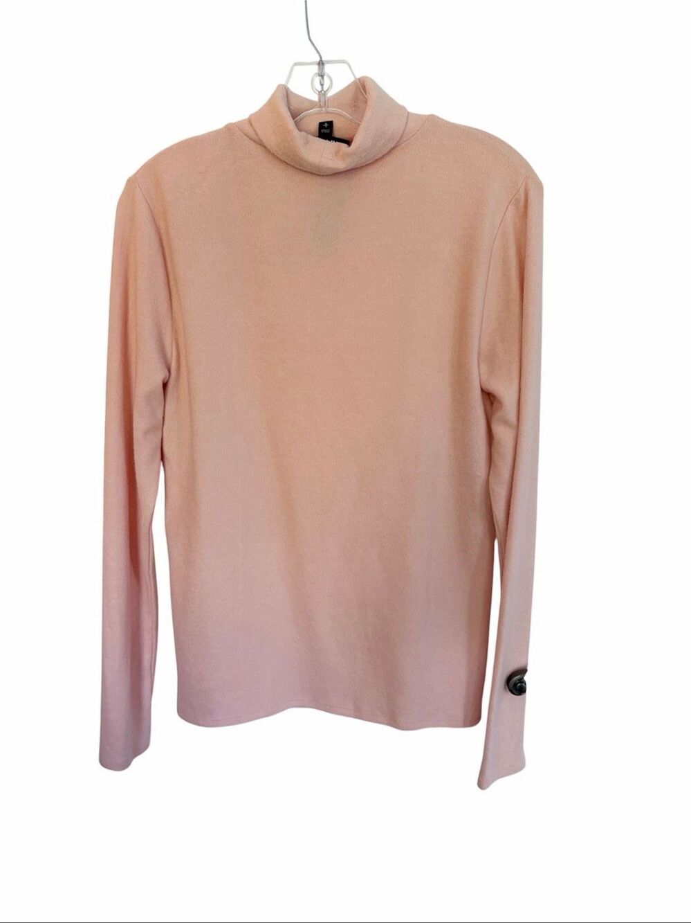 Express Turtleneck Long Sleeve Lightweight Knit Peach Top Sz L NWT